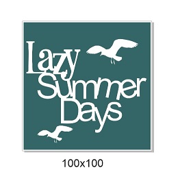 Lazy summer days seagulls.100 x 100mm Min buy 5
